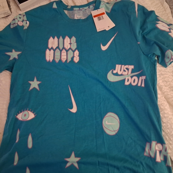 Nike Other - Nike Teal Graphic 'Just Do It' Tee